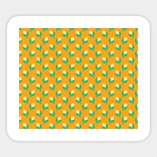 Cute Yellow Corn Pattern Sticker